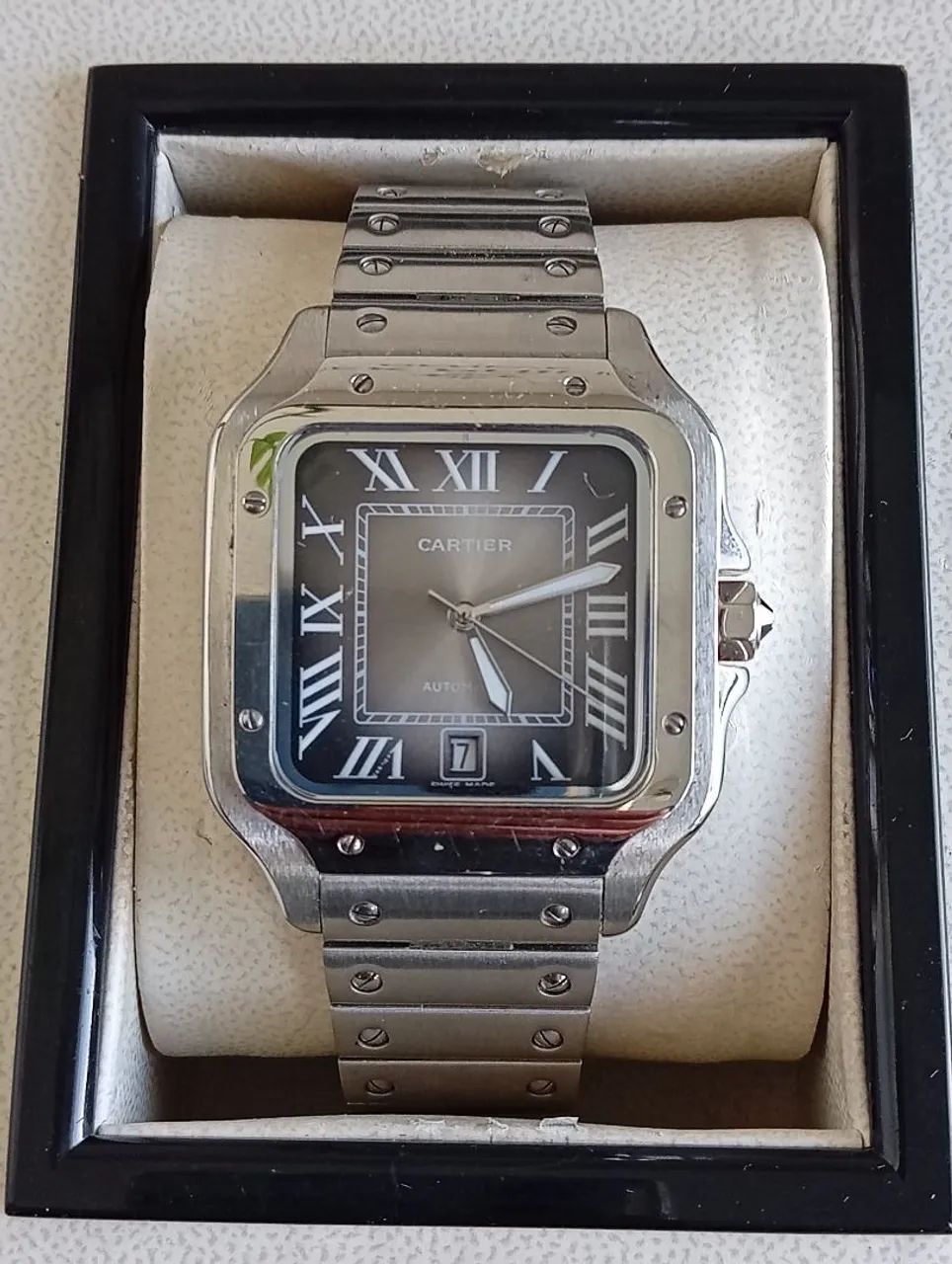 Relógio Cartier Brown automático 