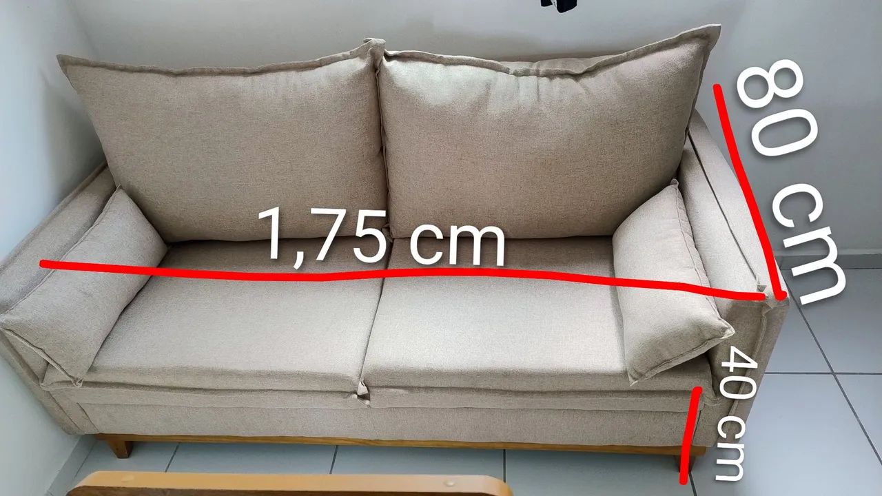 Sofá elegante em perfeito estado. - Foto 4