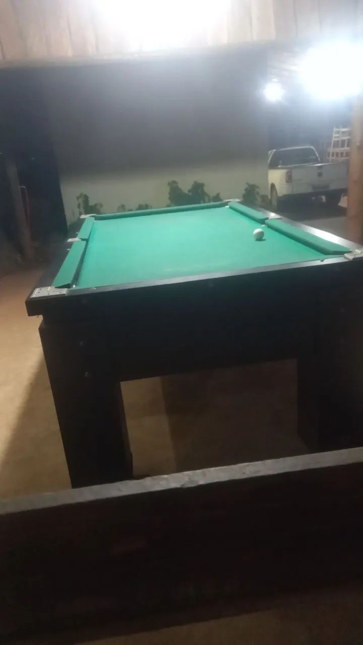 Sinuca 2,30x130m semi nova completa WhatsApp * - Foto 2