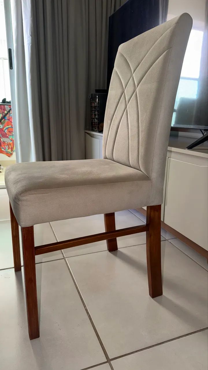4 CADEIRAS DE MESA COMPRADAS NA ATLANTIDA MÓVEIS  - Foto 2