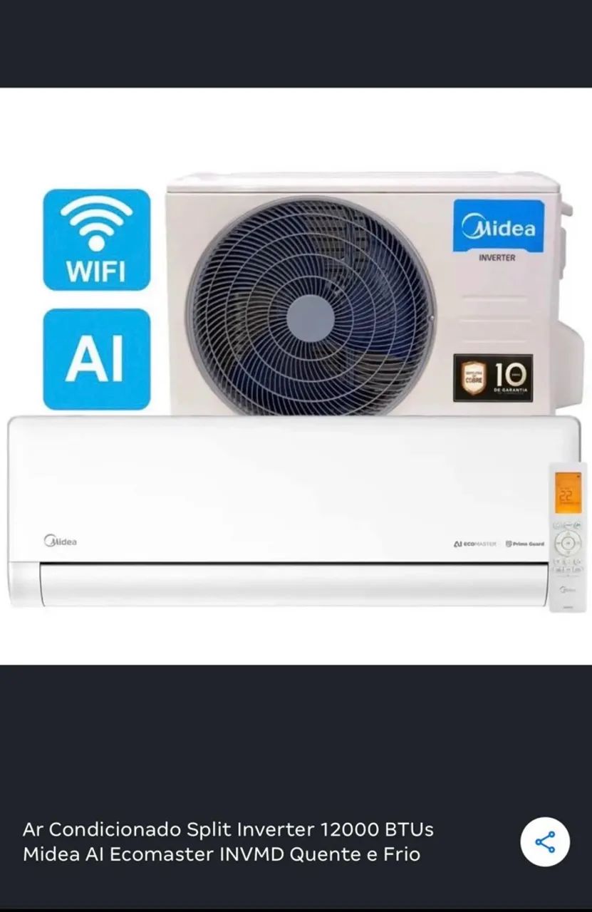 Ar condicionado 12000 inverter ( Midea)