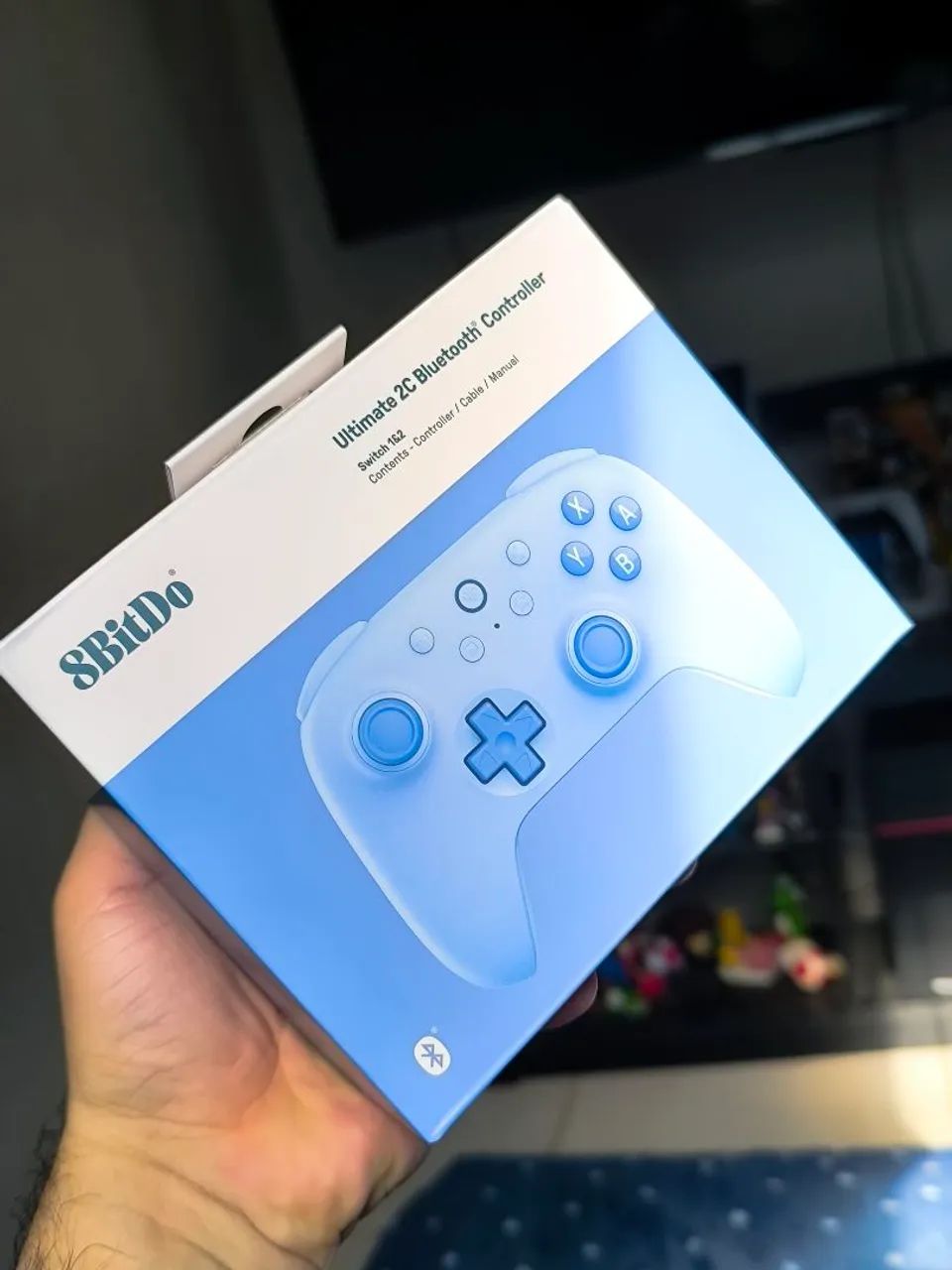 Controle 8BitDo P/Nintendo Switch 1 e 2