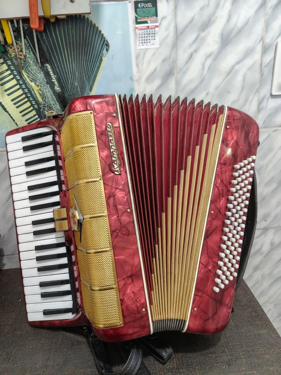 【中古】 Organ Music: Ericsson Sanfona Rampzz 80 baixos - Instrumentos musicais - América
