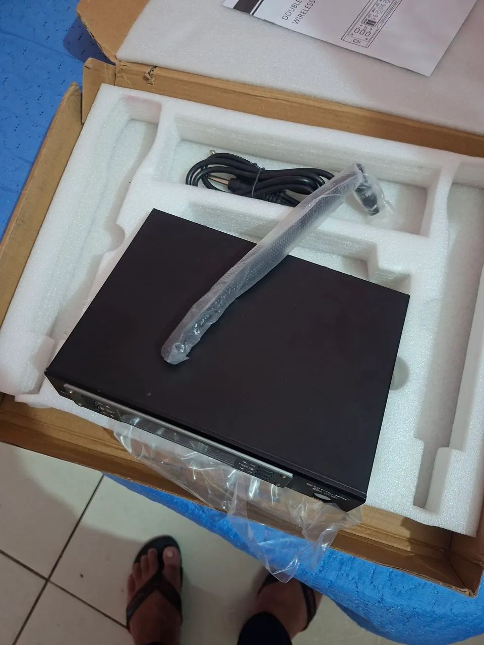 Receptor microfone sennheiser ew135 g4 novo  - Foto 4