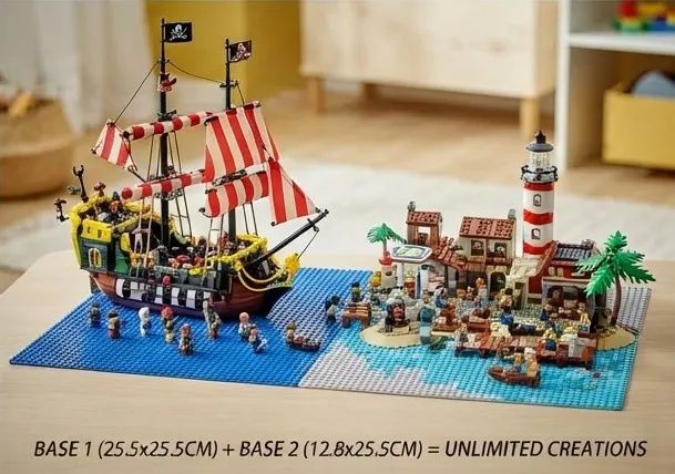 Lego Classic 2 Bases de Construção Branco "Compatível com Lego" - Foto 5
