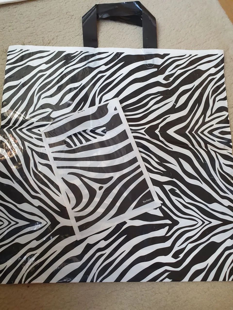 Kit sacolas estampa zebra - Foto 2
