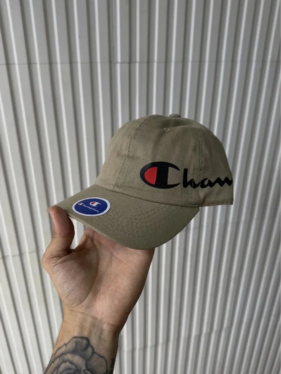 Boné Dad Hat Champion Marrom