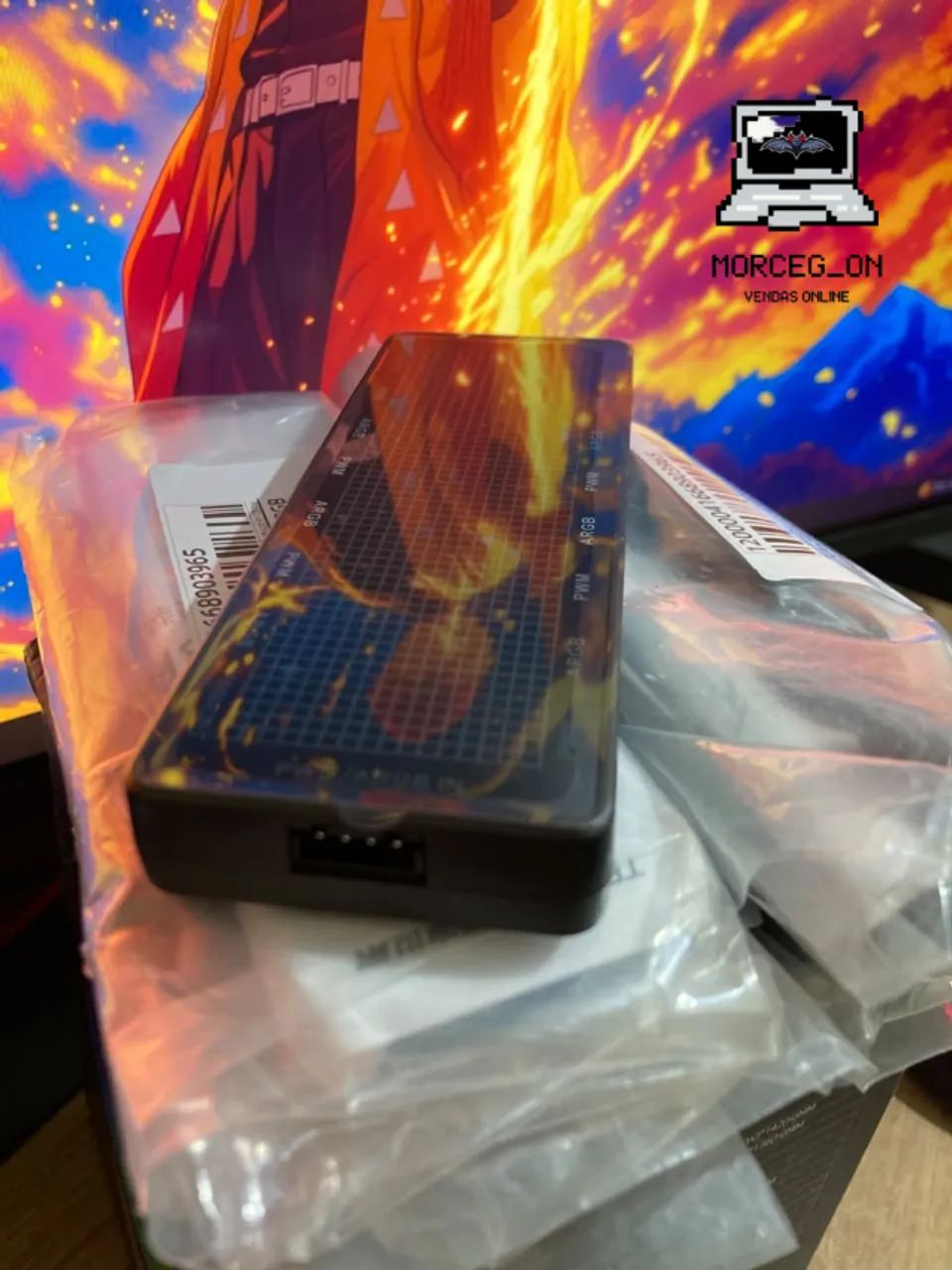 Controlador ARGB TEUCER de 1 a 8, 5V, 3 pinos, para ventoinhas de resfriamento. - Foto 2