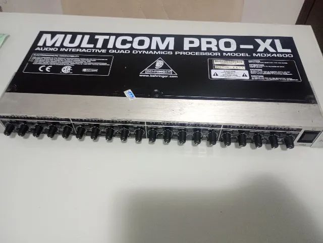 DOIS Behringer Compressor Multicom Pro-xl MDX4600 - Ler a descrição com ATENÇÃO - Foto 4