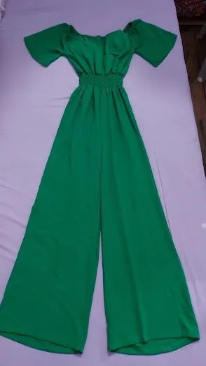 macacão longo feminino com decote ciganinha  - Foto 2