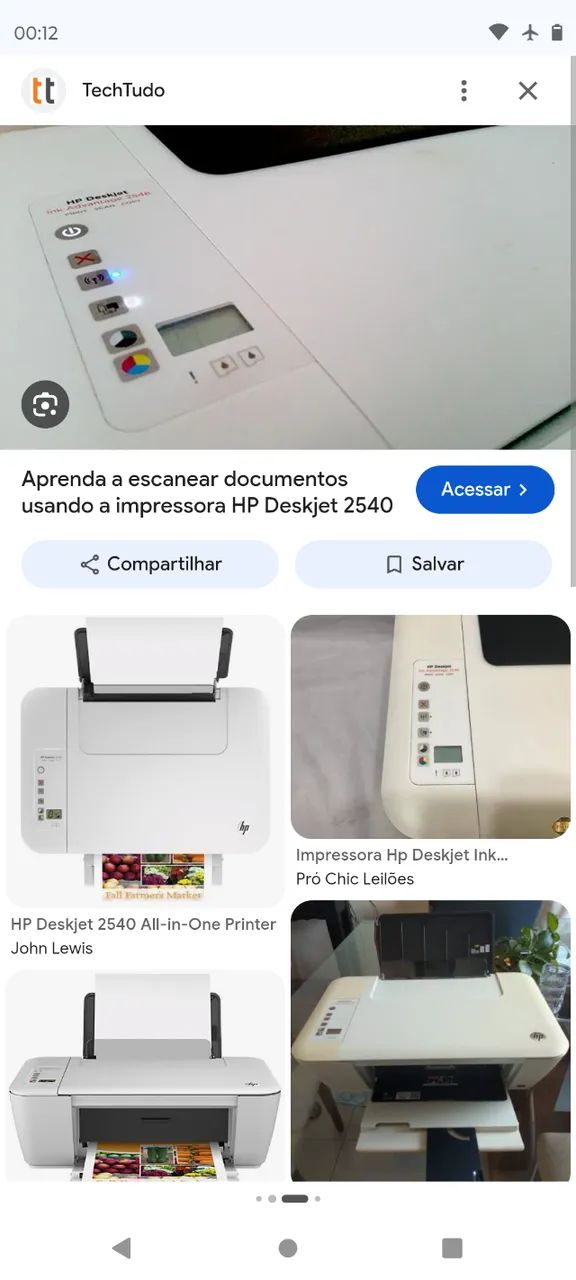 Impressora Hp 2540 ótimo estado  tem que colocar tinta  - Foto 2