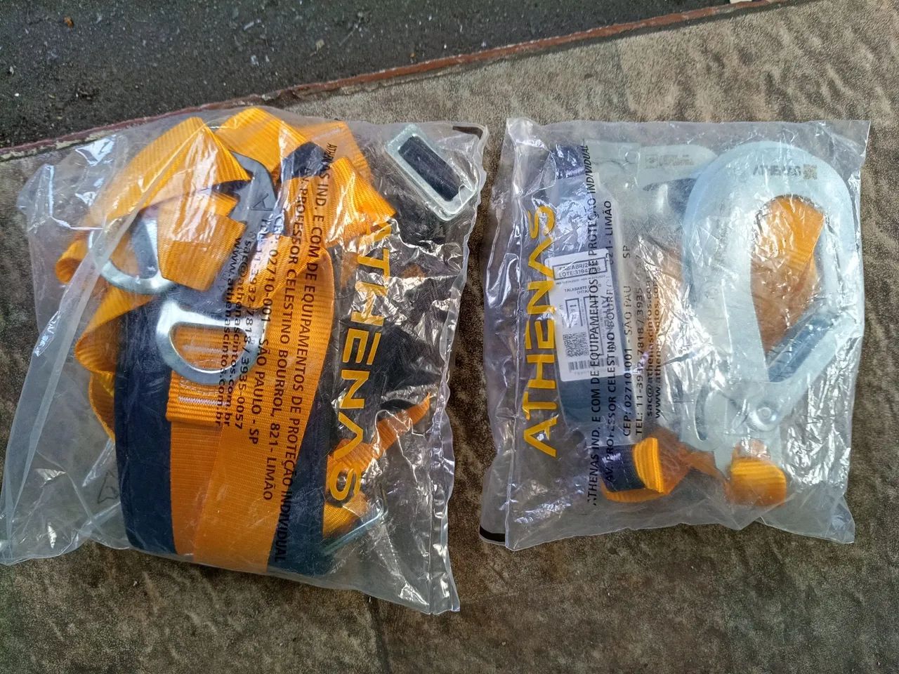 Kit colete de segurança e Talabarte ATHENAS 