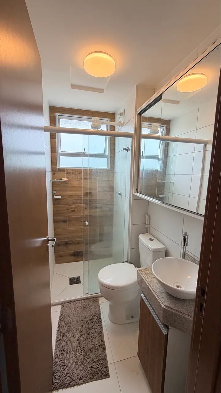 Apartamento com móveis planejado e ar-condicionado no quarto  - Foto 5