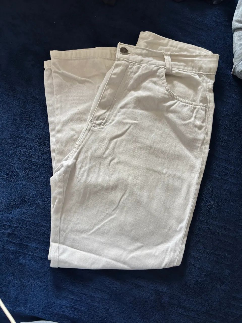 calça widi leg jeans tam 42