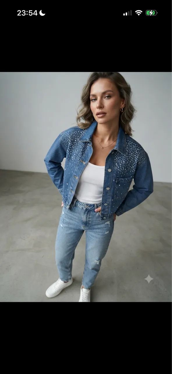 Jaqueta jeans feminina zara 