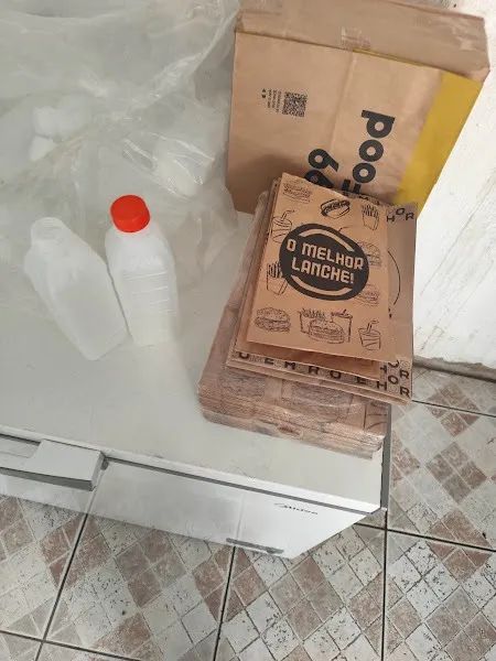 Garrafa + Sacos Krafts. para lanchonte, Desapego - Foto 4