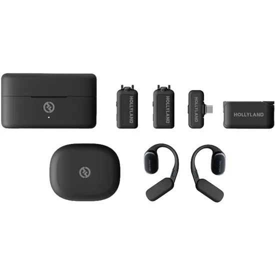 Microfone Sem Fio Hollyland Lark Max 2 Ultimate Combo - USB-C/Lightning