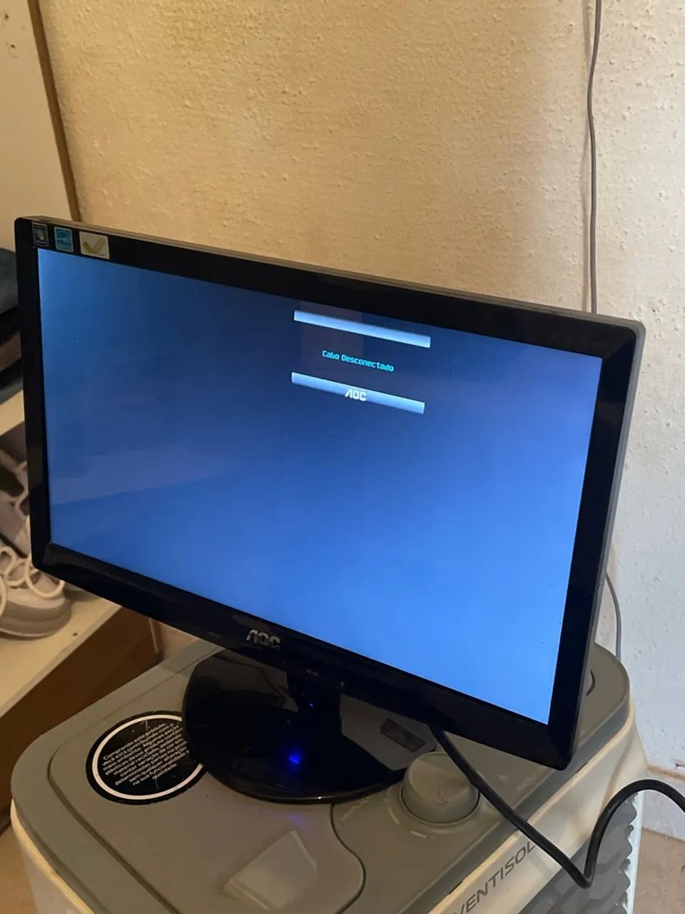 Monitor AOC E1621SWB 15,6? - Funcionando Perfeitamente - Foto 3