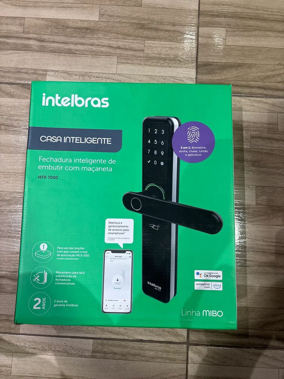 Fechadura inteligente intelbras mfr7000
