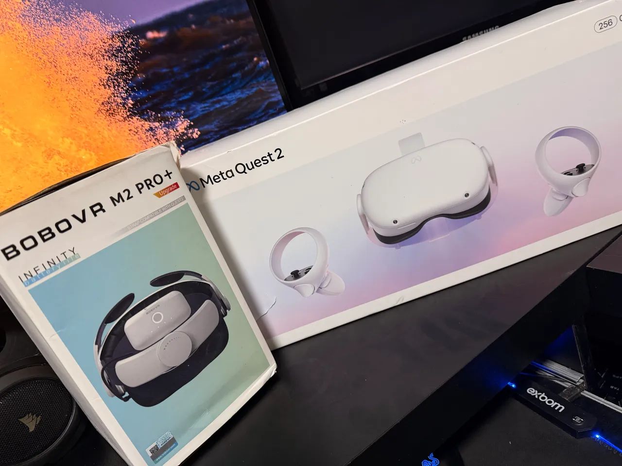 Meta quest II com bobo VR m2 Pro e Bateria  - Foto 4