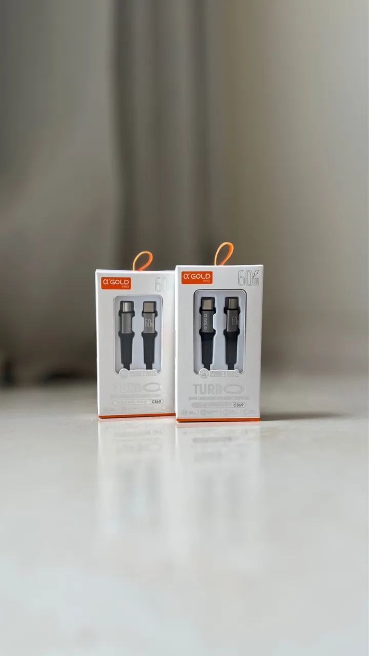 Cabo Turbo USB-C Tipo C 2m 60W