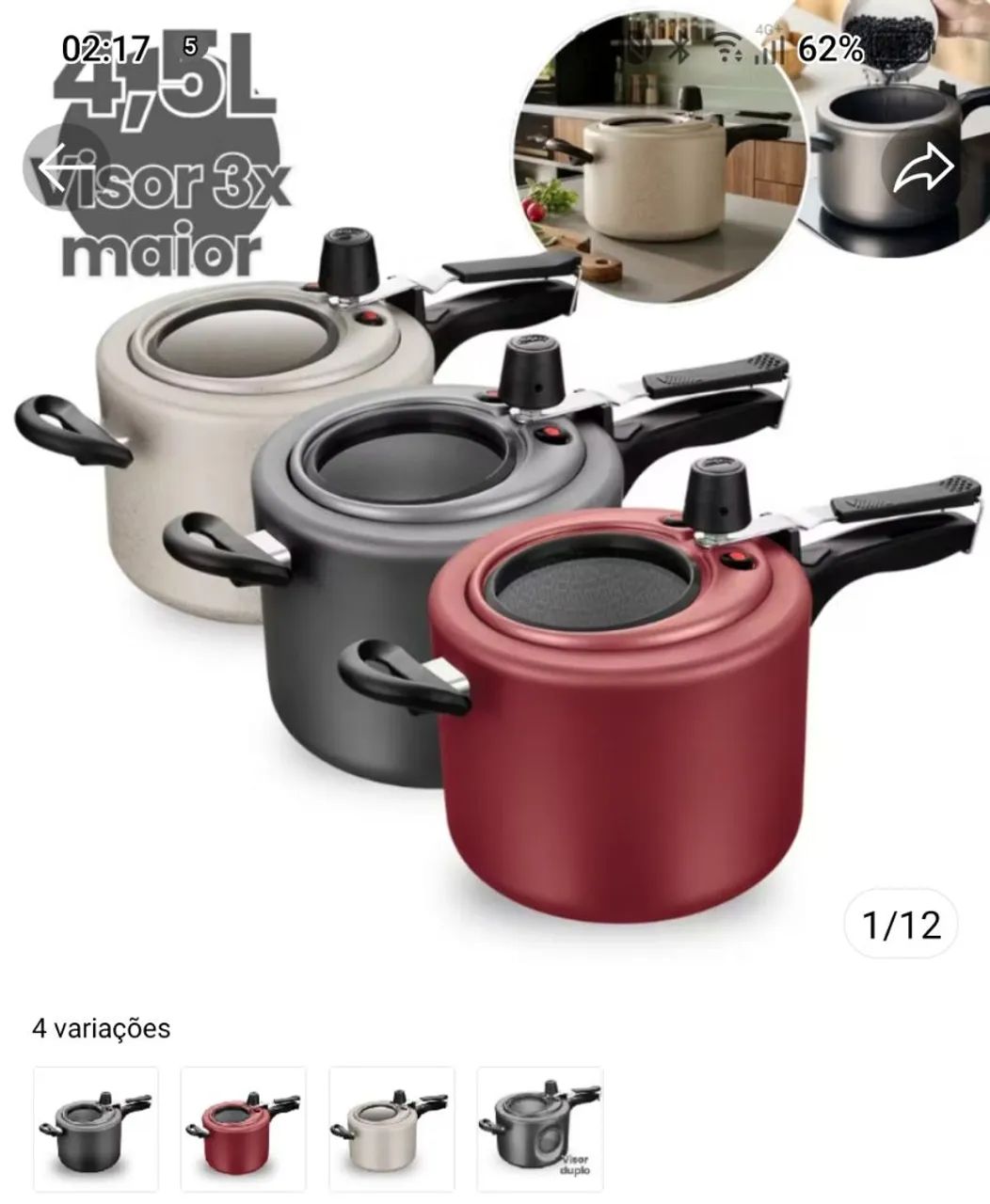 Panela de pressão 