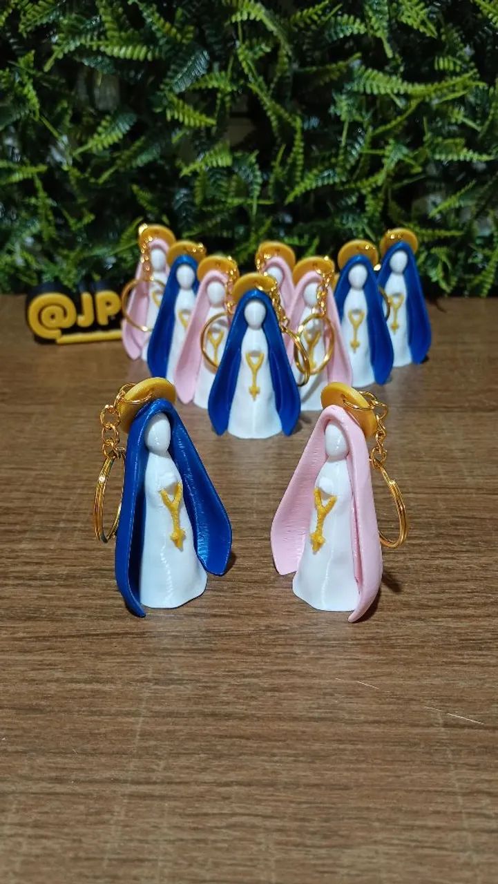 Kit com 10 chaveiros de Nossa Senhora Aparecida - Foto 5