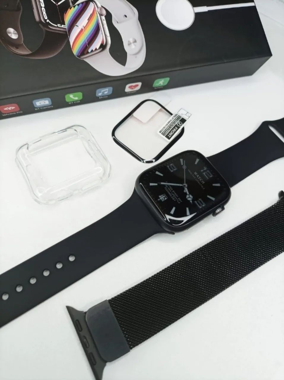 Smartwatch W28 Pro Série 8 45mm Original Com Chamada NFC e Tela Premium novo lacrado !!!!! - Foto 4