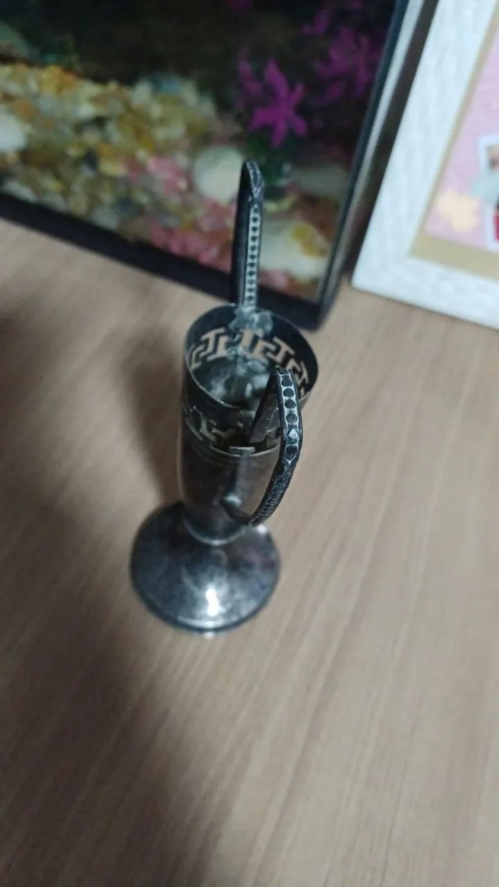 Troféu em metal espessurado a prata - Foto 3