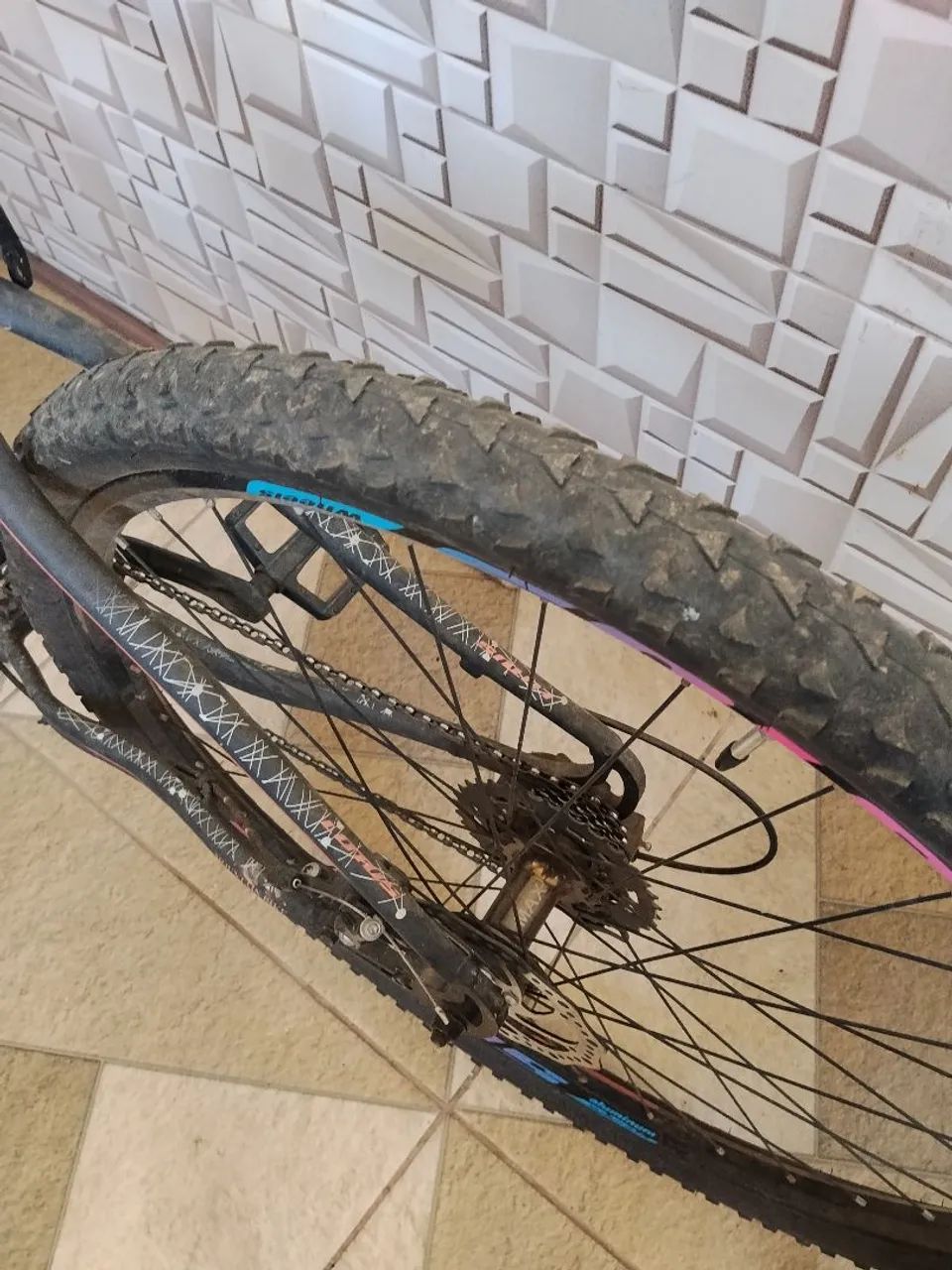 Bicicleta lótus com marcha top top