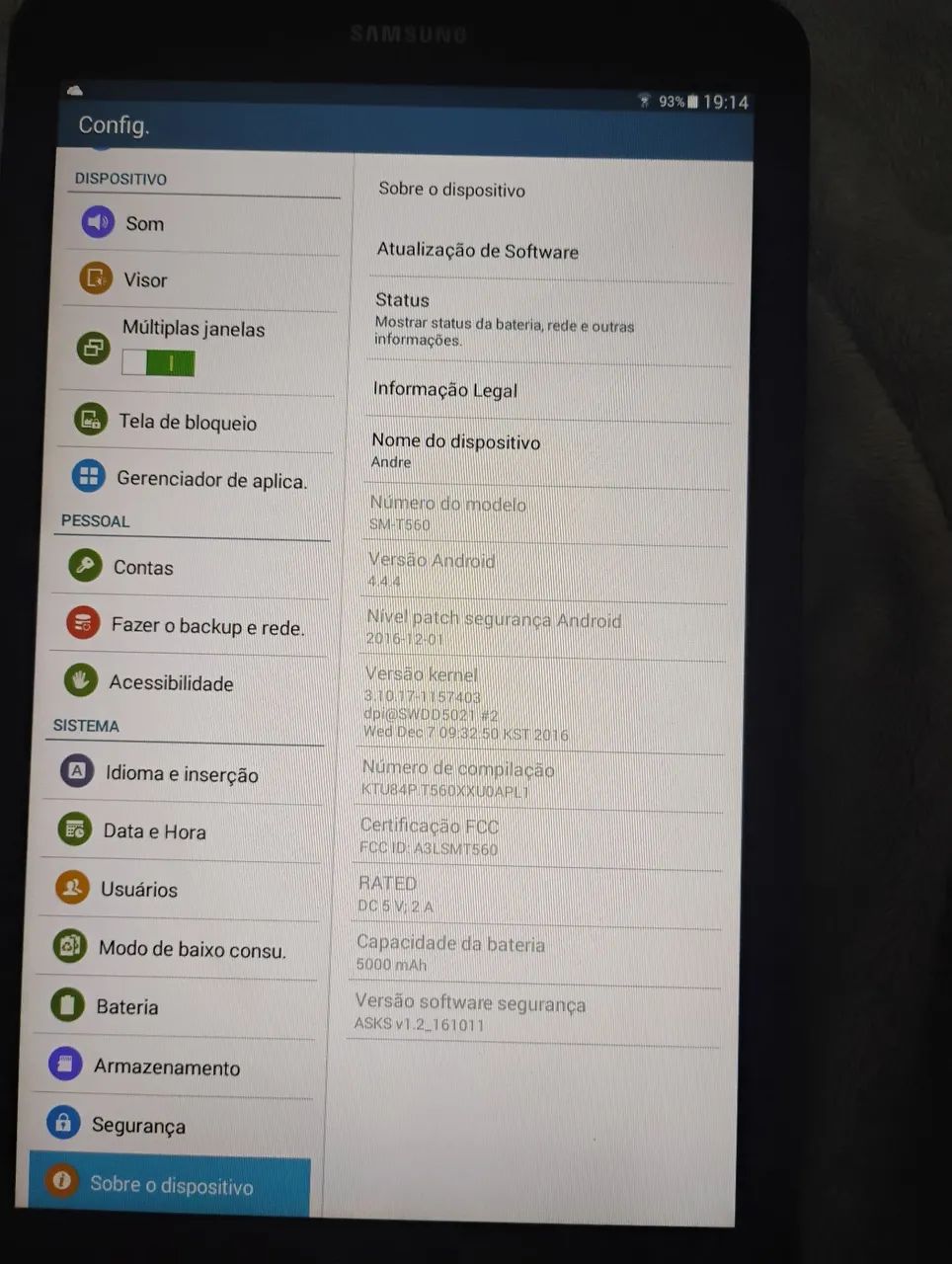 Vendo tablet Samsung tab e - Foto 4