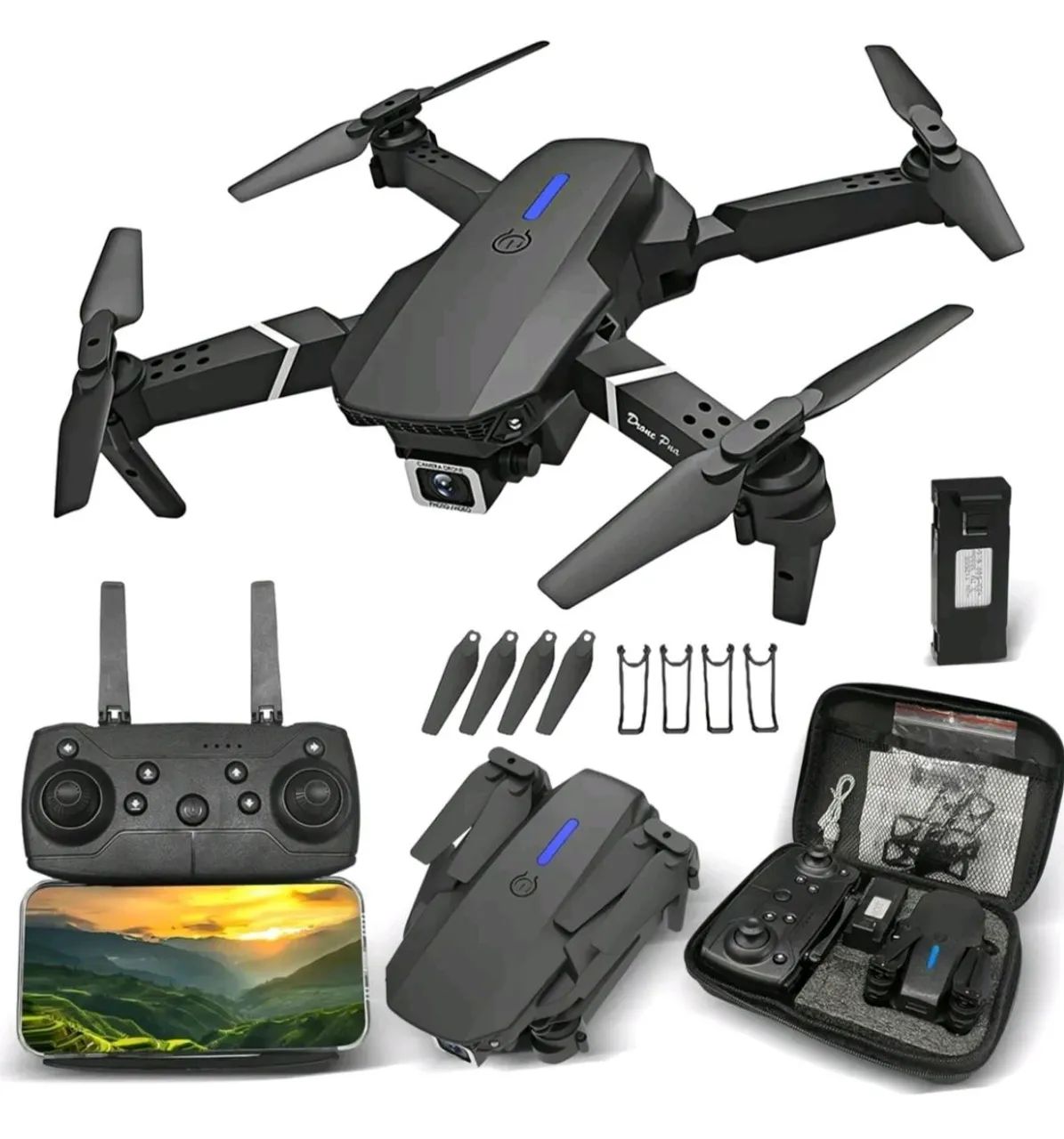 Drone profissional e88 4k  - Foto 3