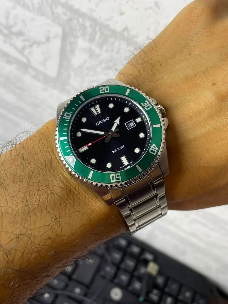Relógio Casio Original resistente a água a 20atm com 1 ano de garantia  - Foto 3