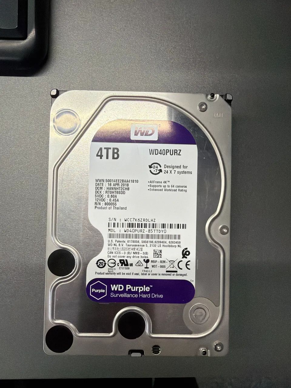 HD 4TB Purple 