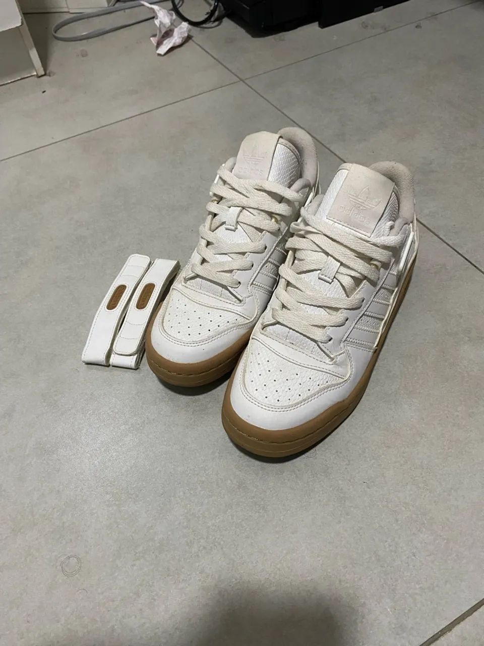 Adidas Forum Mid White Gum - Foto 2