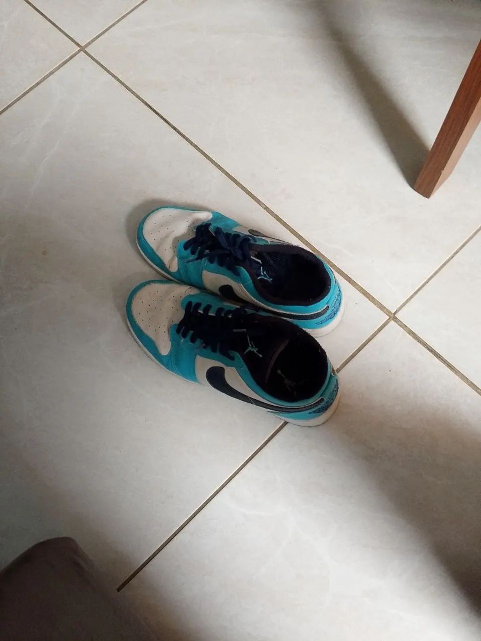 Estou vendendo um sapato usando 