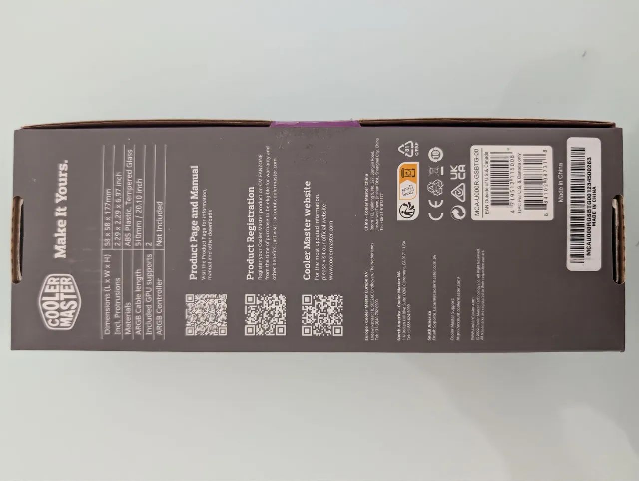 Suporte GPU Cooler Master ARGB - Foto 3
