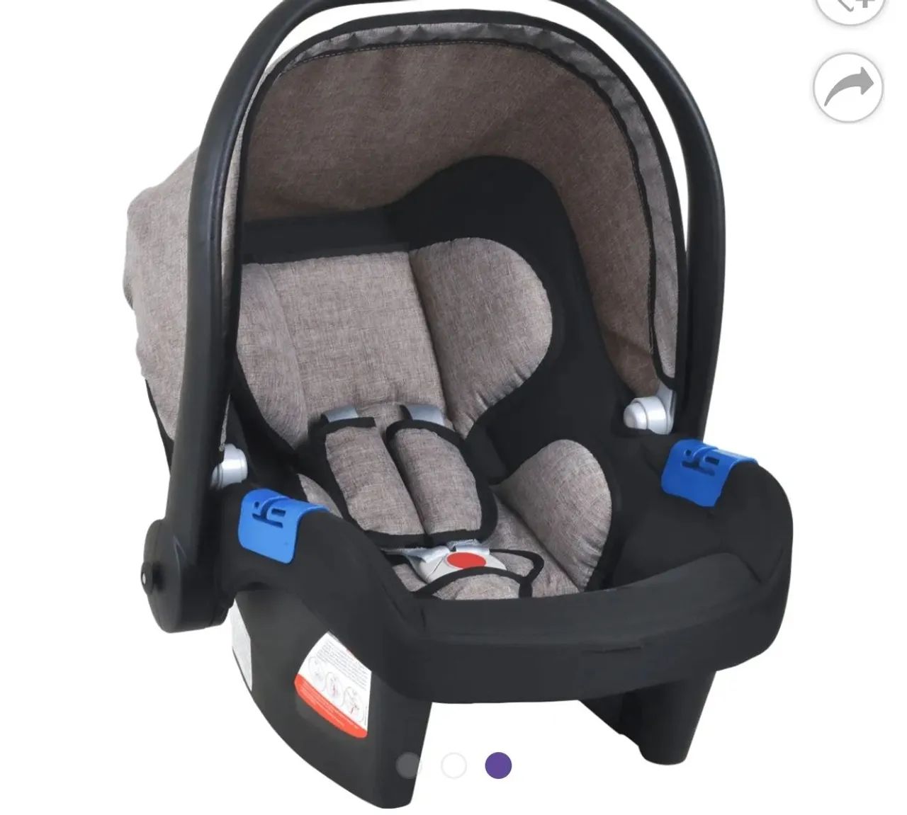 Bebê conforto com base para carro no precinho pra levar logo...
