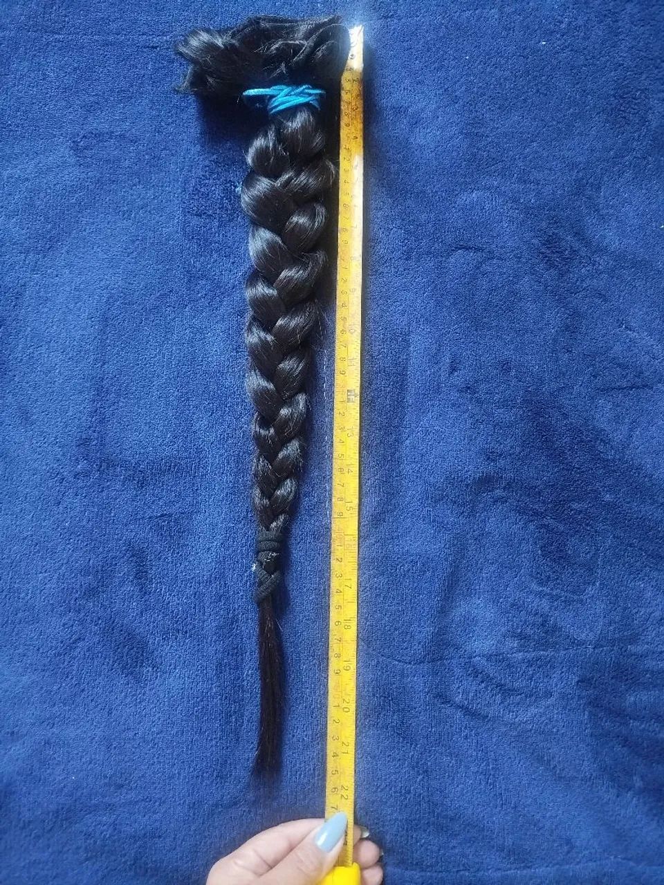 Mega hair cabelo indiano liga azul - Foto 4
