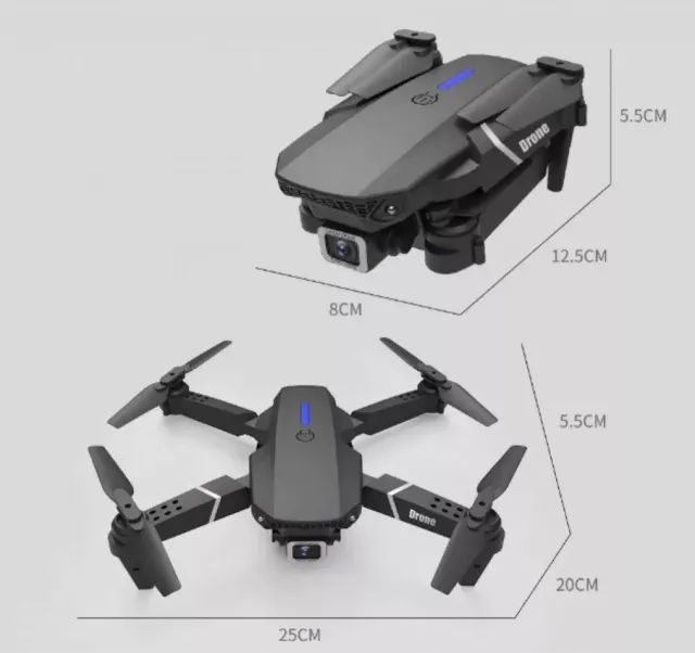 Drone E88 Pro 4k 2 Câmeras - Foto 5
