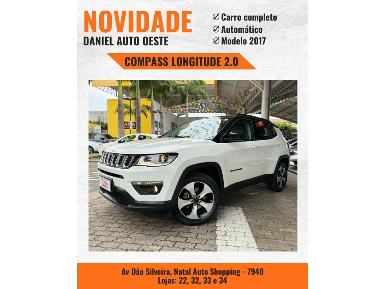 Jeep Compass Longitude 2.0 4X2 Flex 16V Aut. 2017
