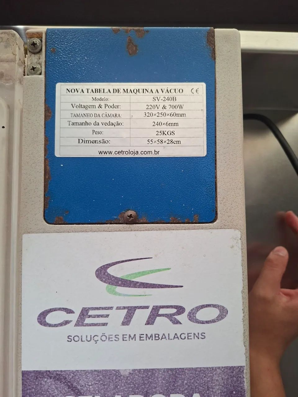 Seladora a Vácuo de Bancada CCVS 240 T - Foto 3