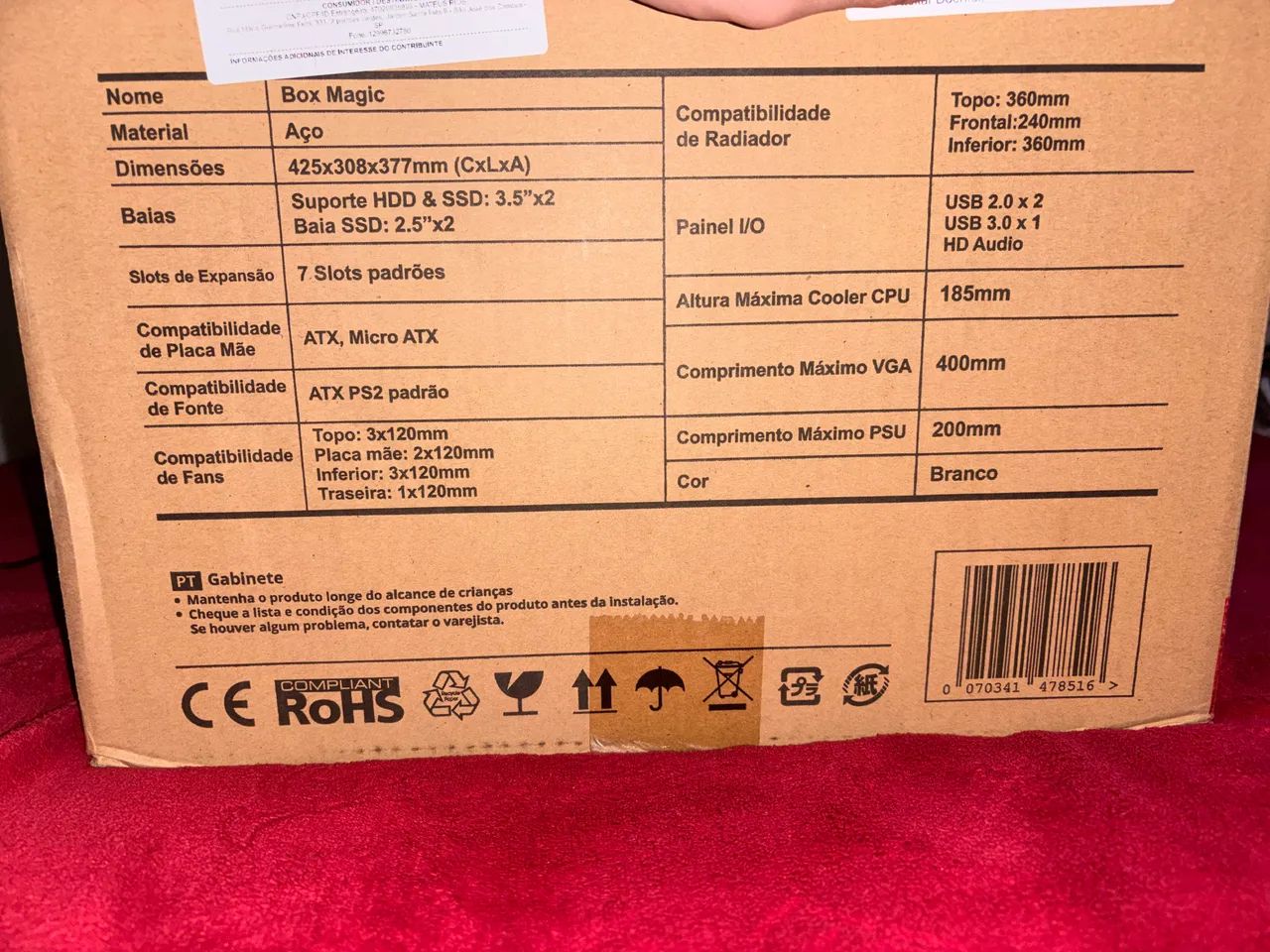 Gabinete Gamer SuperFrame Box Magic Display 13.3 - Foto 5