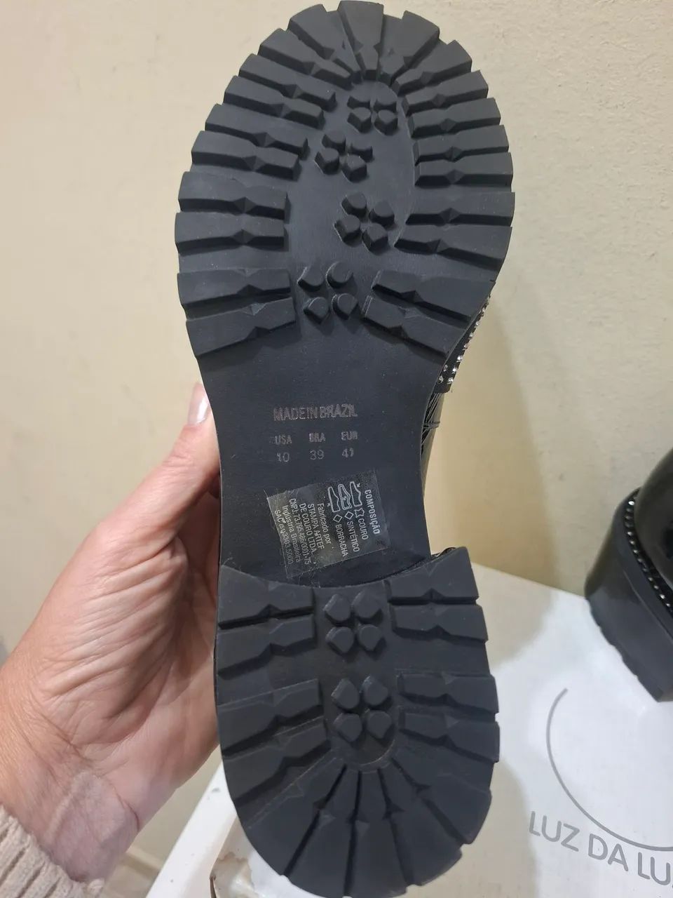 Sapato/ Mocassim Luz da Lua N:39 - Foto 5