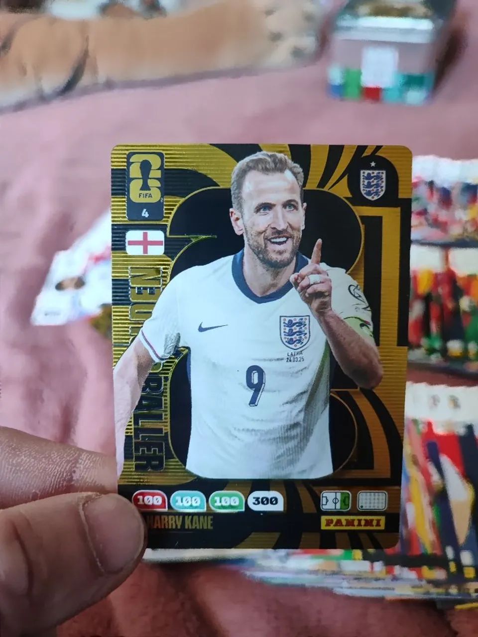Card Raro Harry Kane Ouro. - Foto 2