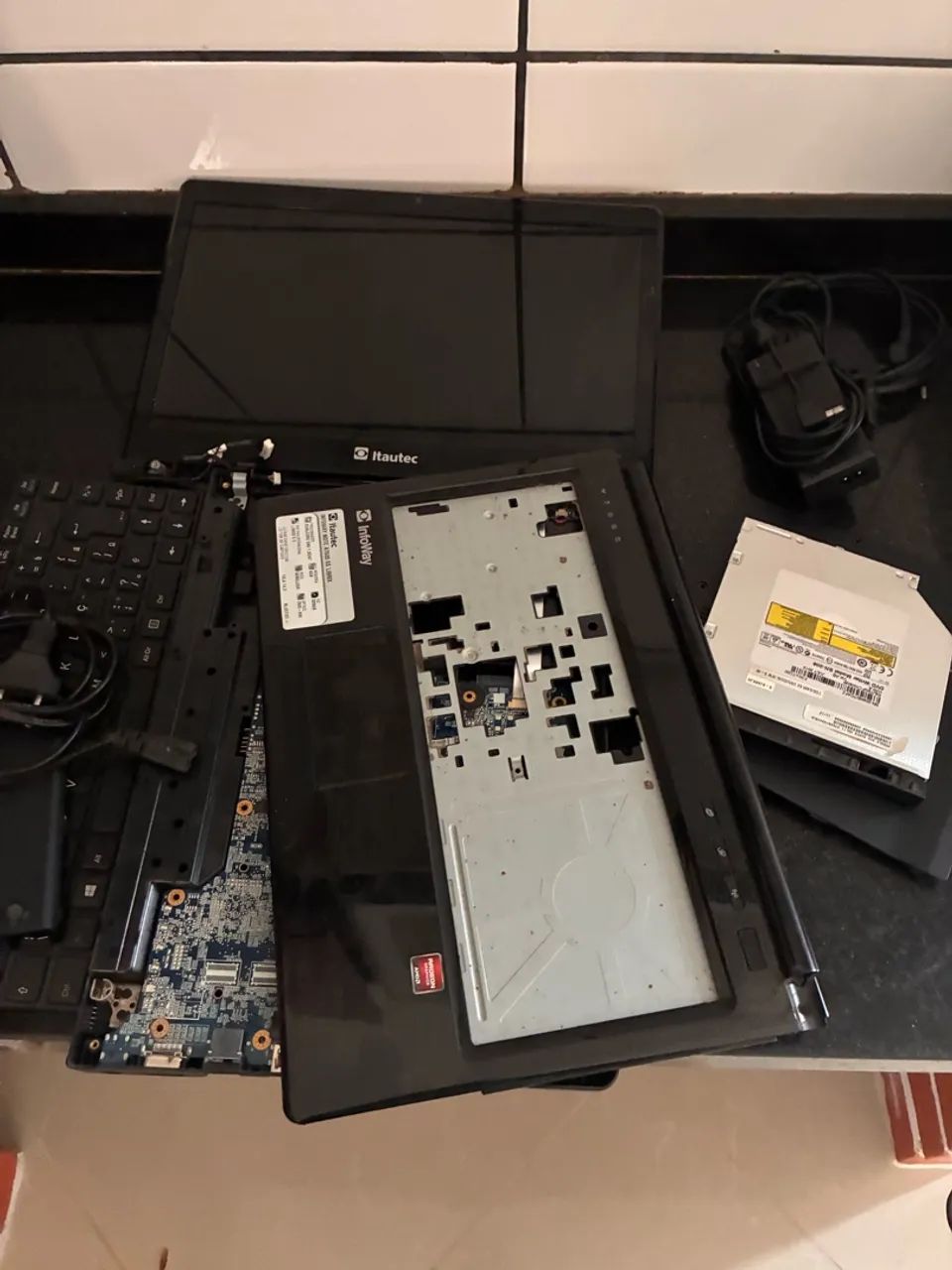 Peças notebook itautec infoway