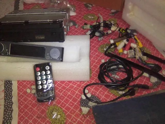 Central Multimidia Retratil - Android 4 - com problema no cabo flat - Foto 5