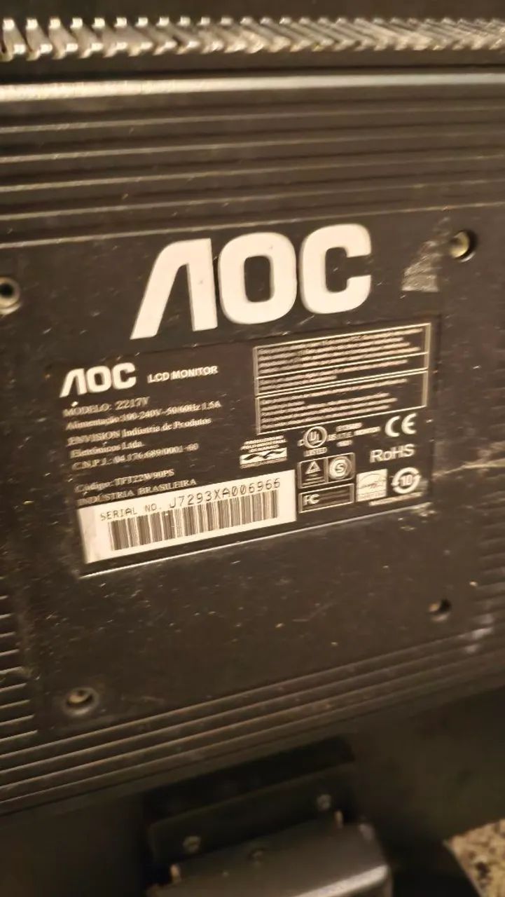Monitor de computador COM DEFEITO  - Foto 5
