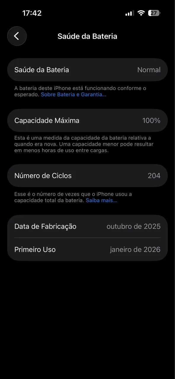 TROCO IPHONE 16 128gb bateria 100%