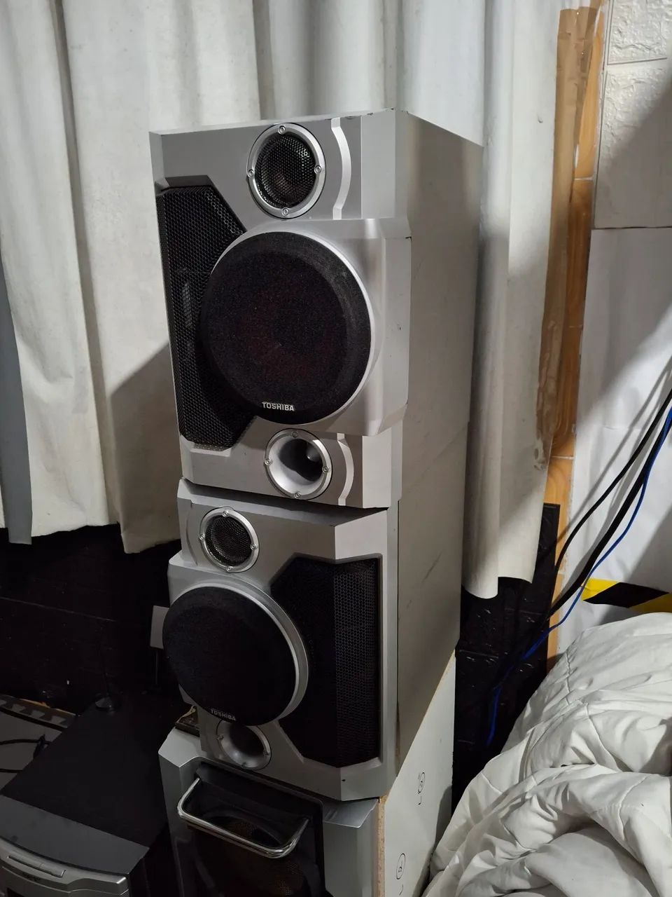 Par de caixas passivas para receiver 